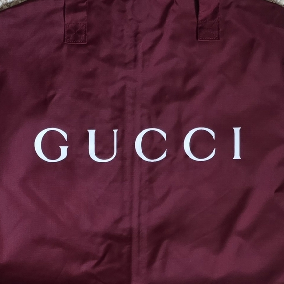 Gucci Burgundy Garment Bag - Picture 3 of 3
